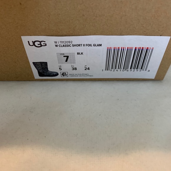 Ugg Classic Short II Foil Glam - Picture 4 of 4